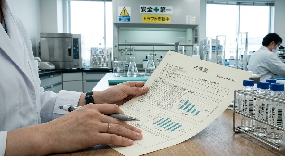 COA(試験成績書)の読み方｜B2B原料調達で確認すべき項目