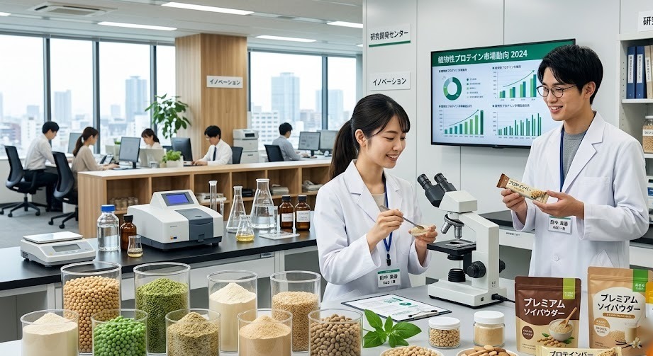 植物性プロテイン原料の動向｜えんどう・大豆・玄米